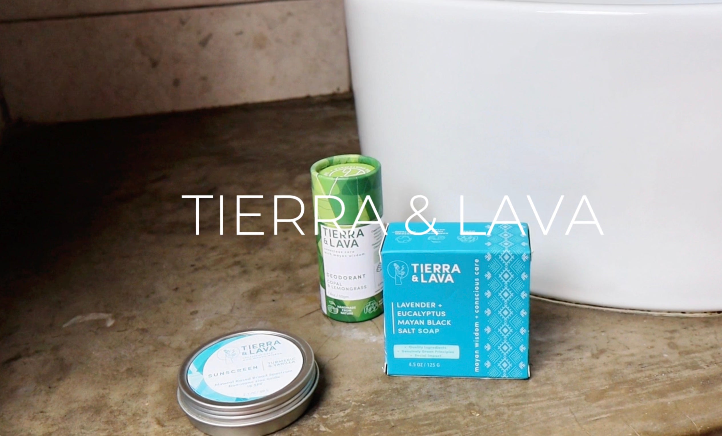 Load video: Guatemala landscapes with Tierra &amp; Lava soap and sunscreen
