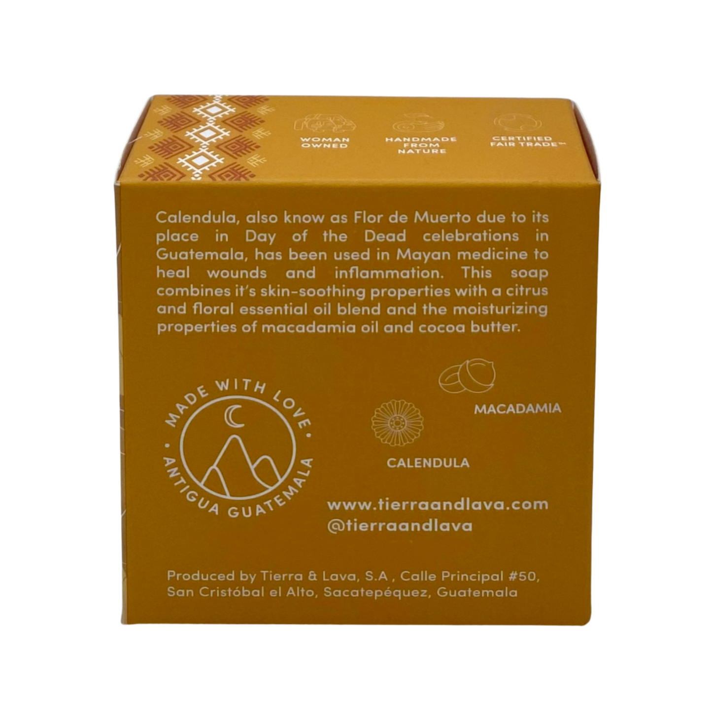 Calendula, Geranium and Macadamia Soap